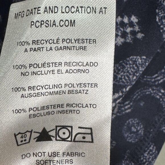 Patagonia Capilene Midweight Shirt Womens Small Blue Long Sleeve Baselayer - Picture 9 of 9